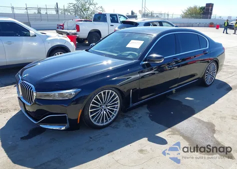 2021 BMW 740I из США, поврежденный, VIN WBA7T2C07MCG11001